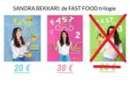 FASTFOOD 1 & 2 van Sandra Bekkari, Ophalen of Verzenden, Zo goed als nieuw