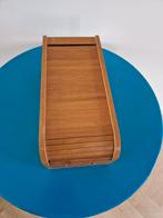 Jolie boîte à dossiers vintage en bois avec volet, Enlèvement