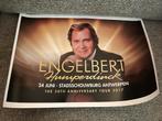 Poster Engelbert Humperdinck 50th anniversary 2017 antwerp🎶, Ophalen, Rechthoekig Liggend, Nieuw, A1 t/m A3