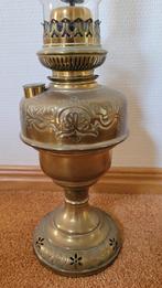 Antieke koperen olielamp, Ophalen, Koper