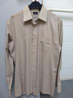 Lichtbruin (beige) hemd in prima staat - Maat 39, Kleding | Heren, Overhemden, Ophalen of Verzenden, Beige