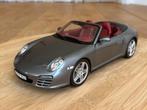 Porsche 911 997.2 4S Cabrio grijs 1:18 dealer editie Norev, Ophalen of Verzenden, Gebruikt, Auto, Norev