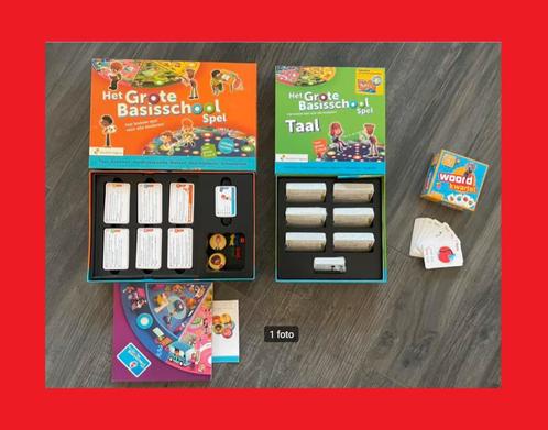 Het grote basisschool spel groep 3 t/m 8 + Taal + kwartet, Kinderen en Baby's, Speelgoed | Educatief en Creatief, Nieuw, Taal en Lezen