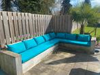 Loungeset hoeksalon, Tuin en Terras, Ophalen, Steigerhout, Loungeset