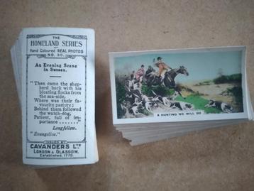 Homeland Series complete set 54 chromos 1924 Cavanders beschikbaar voor biedingen