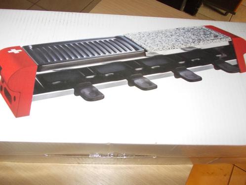 raclette - steengrill 4 personen, Elektronische apparatuur, Gourmetstellen, Nieuw, 4 t/m 7 personen, Ophalen