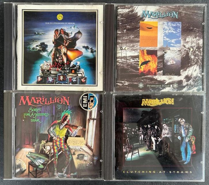 MARILLION / FISH - Clutching, Seasons, Script & Vigil (4CDs), Cd's en Dvd's, Cd's | Rock, Zo goed als nieuw, Progressive, Verzenden