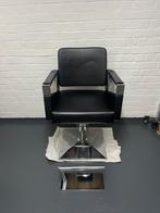 Siège coiffure noir + repose pieds, Enlèvement, Utilisé