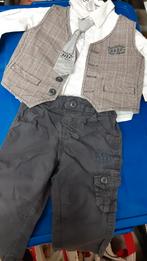 Feestkledij set broek ,hemd,gilet en das mr 74, Ophalen of Verzenden, Gebruikt