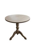 Table ronde en bois – Pied central – Style bistrot, Enlèvement, Comme neuf