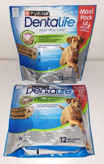 purina hondensnacks dentalife maxi pack 25-40kg (12 sticks) beschikbaar voor biedingen