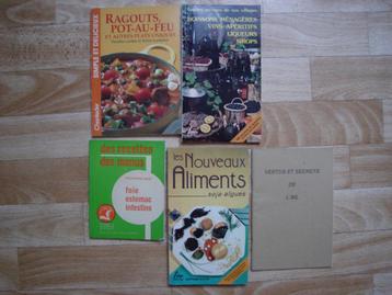 Lot de livres de recettes beschikbaar voor biedingen