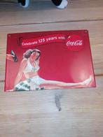 Coca-cola vintage reclamebord, Verzamelen, Ophalen, Gebruikt, Reclamebord