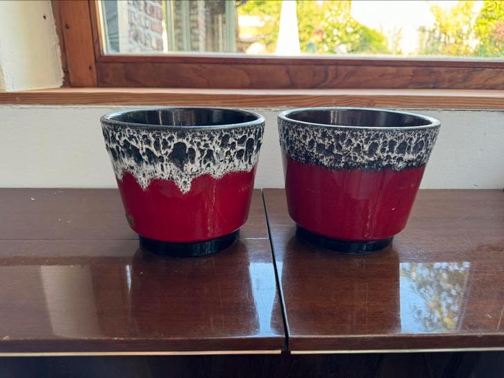 Cache pots West Germany Lava, Tuin en Terras, Bloempotten, Zo goed als nieuw, Ophalen of Verzenden