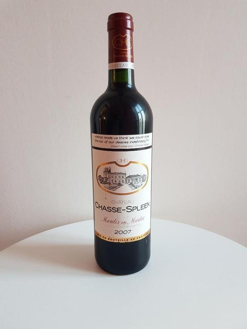 Chateau Chasse-Spleen 2007, Verzamelen, Wijnen, Nieuw, Rode wijn, Frankrijk, Vol, Ophalen of Verzenden