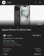 Iphone 15 128gb sous scellé, Nieuw, 128 GB, Ophalen of Verzenden, IPhone 15