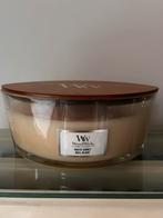 Geurkaars WoodWick ovaal L19cm NIEUW, Ophalen, Nieuw, Crème, Kaars