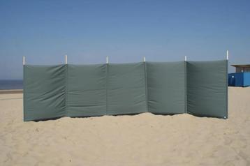 Windscherm - 6 m effen grijs (met groene tint) beschikbaar voor biedingen