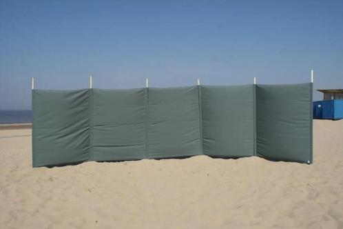 Windscherm - 6 m effen grijs (met groene tint), Caravans en Kamperen, Windschermen, Zo goed als nieuw, Ophalen