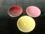 3 Ondertassen Boch. Jaren'50/60, Antiek en Kunst, Ophalen