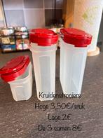 Tupperware kruidenstrooiers, Ophalen of Verzenden, Zo goed als nieuw