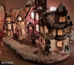 Keramiek Verlichte Kersthuisjes, Ophalen of Verzenden, Zo goed als nieuw