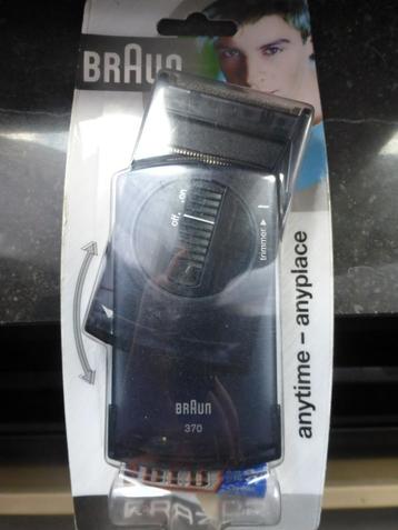 NIEUW BRAUN 370-scheerapparaat, ideaal voor op reis beschikbaar voor biedingen