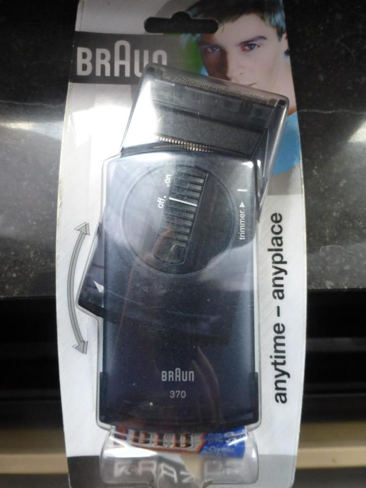 NIEUW BRAUN 370-scheerapparaat, ideaal voor op reis, Elektronische apparatuur, Persoonlijke Verzorgingsapparatuur, Nieuw, Scheren en Epileren