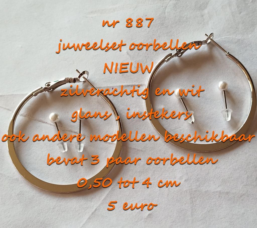 887. Parure de bijoux : boucles d'oreilles, NEUF, @LAST PIEC, Bijoux, Sacs & Beauté, Boucles d'oreilles, Neuf, Puces ou Clous