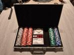 Pokerset ~ Premium chips, Hobby en Vrije tijd, Gezelschapsspellen | Kaartspellen, Ophalen of Verzenden, Gebruikt