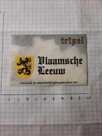 Bieretiket Vlaamsche Leeuw, Ophalen of Verzenden, Nieuw, Leeuw