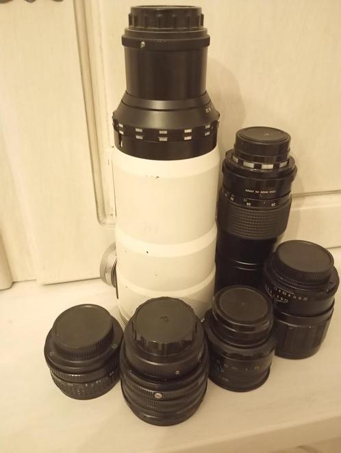 M42 Lens set, Audio, Tv en Foto, Foto | Lenzen en Objectieven, Gebruikt, Telelens, Ophalen