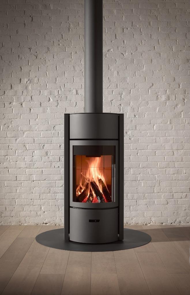 Stuv 30 Briques réfractaires récentes ! Livraison possible !, Huis en Inrichting, Kachels, Gebruikt, Vrijstaand, Houtkachel, Hout