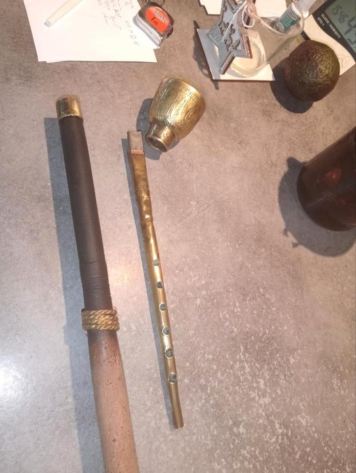 Muzikantenstok (fluitist), Antiek en Kunst, Curiosa en Brocante