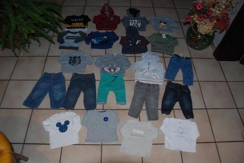 Babykledingset T74: T-shirts, sweatshirts, sweatshirts, jean, Kinderen en Baby's, Babykleding | Maat 74, Zo goed als nieuw, Jongetje