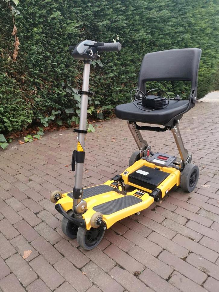 Trottinette légère Luggie Freerider pliable presque neuve, Divers, Chaises roulantes, Comme neuf, Fauteuil roulant électrique