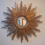 Splendide miroir soleil de 75cm avec verre convexe 1970., Ophalen