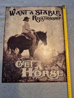 Plaque publicitaire usa wastern, Enlèvement ou Envoi, Neuf