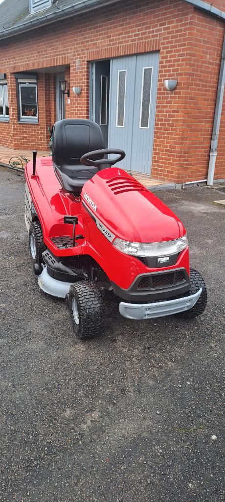 Honda HF2417, Jardin & Terrasse, Tondeuses autoportées, Comme neuf, 90 à 120 cm, Démarrage électrique, Fonction de mulching, Bac de ramassage