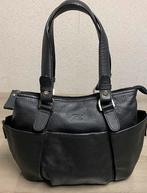 Sac à main en cuir CRINKLES, prix : 20€, Enlèvement ou Envoi, Comme neuf, Noir, Sac à main