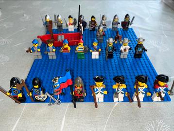 Lego figuren ridders, piraten en soldaten