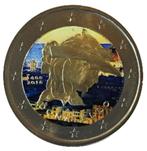 2 euros Italie 2016 Donatello coloré, Timbres & Monnaies, Monnaies | Europe | Monnaies euro, 2 euros, Enlèvement ou Envoi, Italie