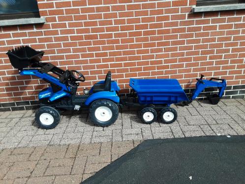 Falkland tractor  New Holland, Kinderen en Baby's, Speelgoed | Buiten | Skelters, Zo goed als nieuw, Ophalen
