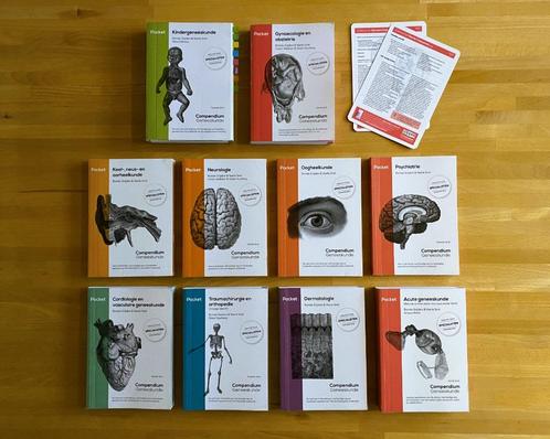 Compendium Geneeskunde - 10 POCKETS, Boeken, Studieboeken en Cursussen, Nieuw, Hoger Onderwijs, Ophalen