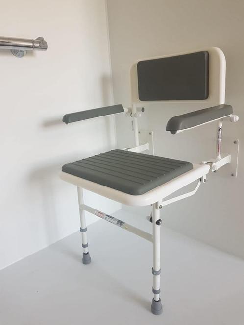 Douchezit met arm- en rugleuning (nieuw), Huis en Inrichting, Badkamer | Badkamermeubels, Nieuw, Overige typen, Minder dan 100 cm