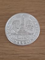 Pièce en argent - 1ère Traversée de l'Atlantique - Lindbergh, Enlèvement ou Envoi, Monnaie en vrac, Argent, France