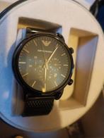 Armani horloge, Handtassen en Accessoires, Horloges | Heren, Staal, Zakhorloge, Gebruikt, Staal
