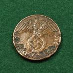 1 reichspfennig  1940 Brons kleur bruin /Muntteken "J", Postzegels en Munten, Munten | Europa | Niet-Euromunten, Ophalen of Verzenden