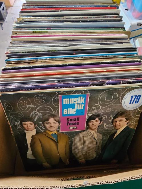 doos met LP's verschillende genre's, Cd's en Dvd's, Vinyl | Verzamelalbums, Gebruikt, Ophalen