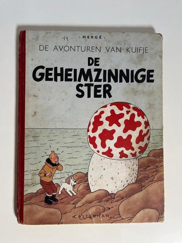 Kuifje - De Geheimzinnige Ster - hardcover - 1947, Boeken, Stripverhalen, Verzenden